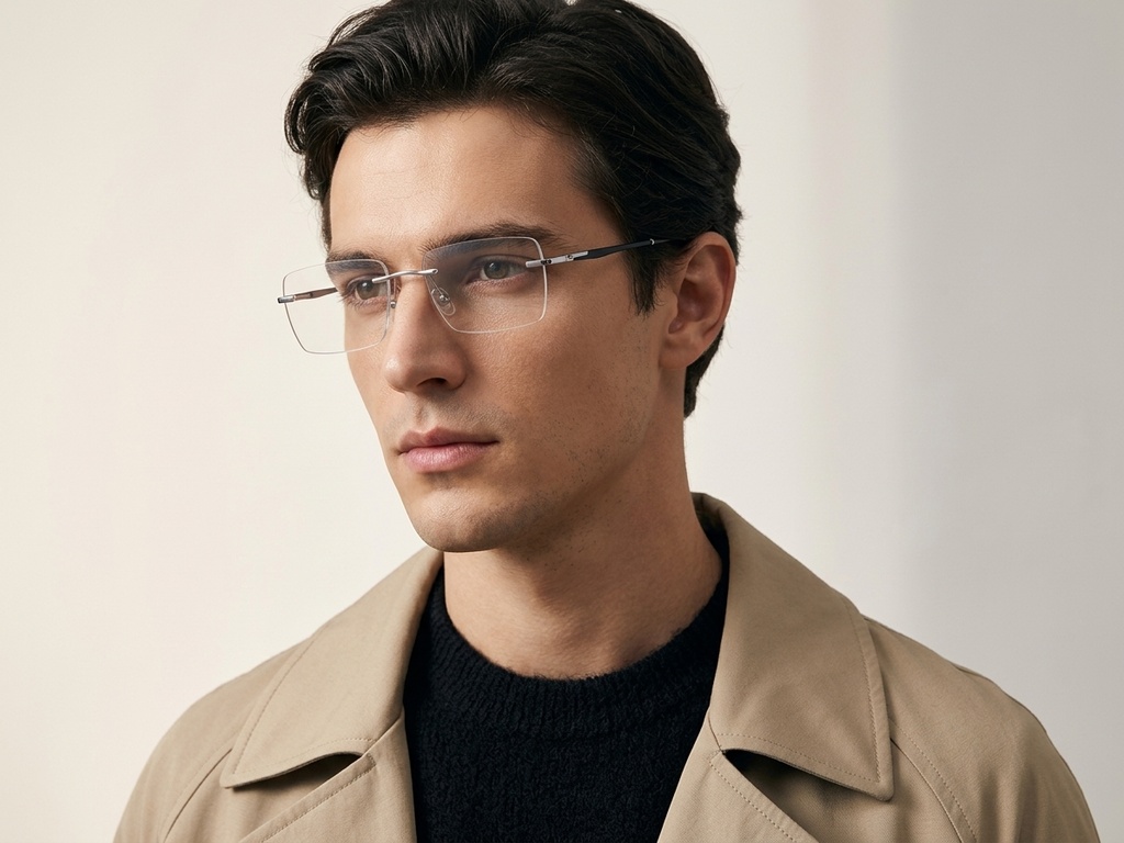 BS2012-3137_Silver_Invisible_Metal_Glasses-tryon_male