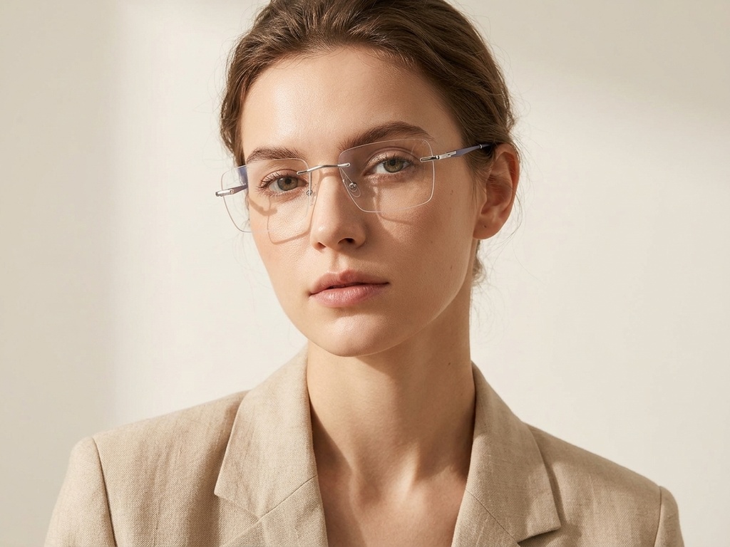 BS2012-3138_Silver_Invisible_Metal_Glasses-tryon_female