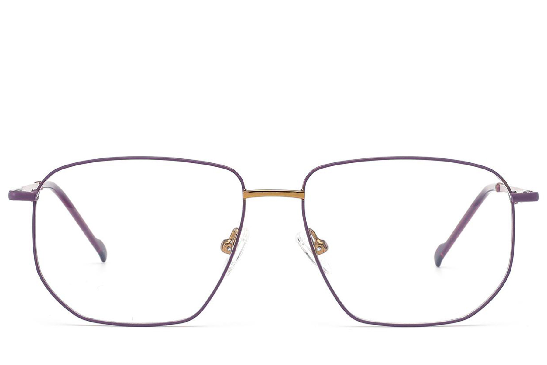 BS2012-3141_Purple_Geometric_Metal_Glasses_front