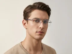 BS2012-3148_Silver_Semi-rimless_Metal_Glasses-tryon_male