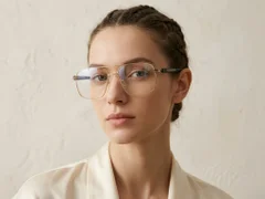 BS2012-3150_Golden_Aviator_Metal_Glasses-tryon_female