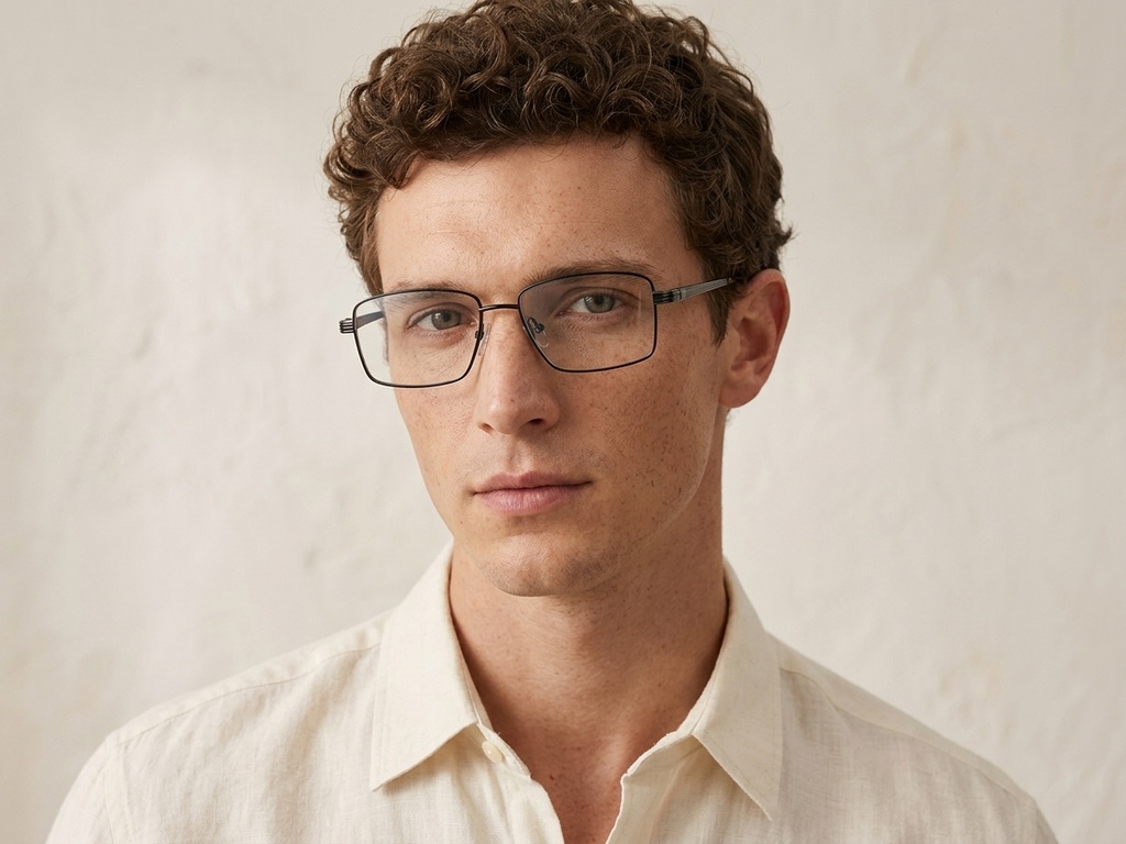BS2012-3154_Black_Rectangular_Metal_Glasses-tryon_male
