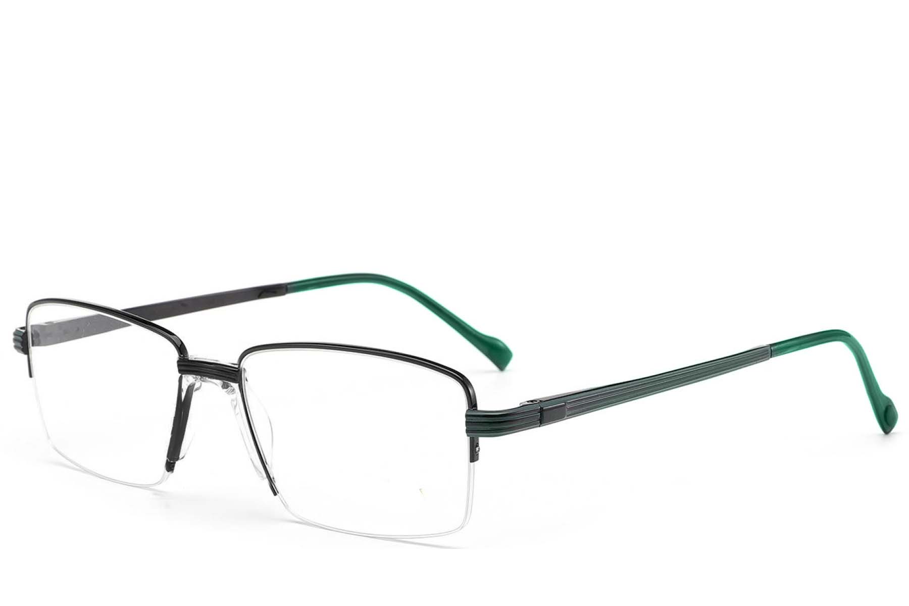 BS2012-3159_Black_Semi-rimless_Metal_Glasses_corner