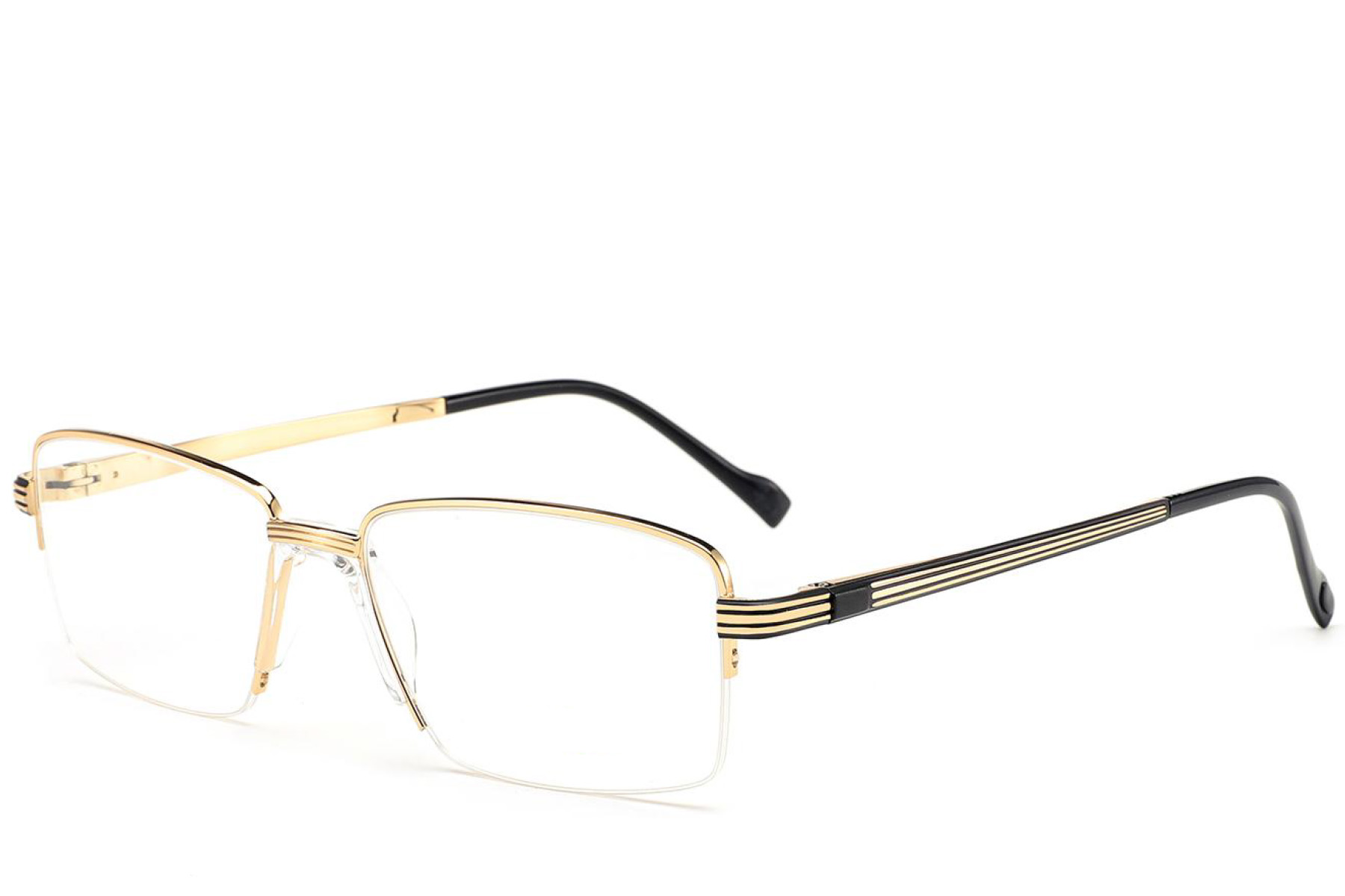 BS2012-3160_Golden_Semi-rimless_Metal_Glasses_corner
