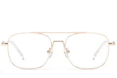 BS2012-3170_Golden_Aviator_Metal_Glasses_front