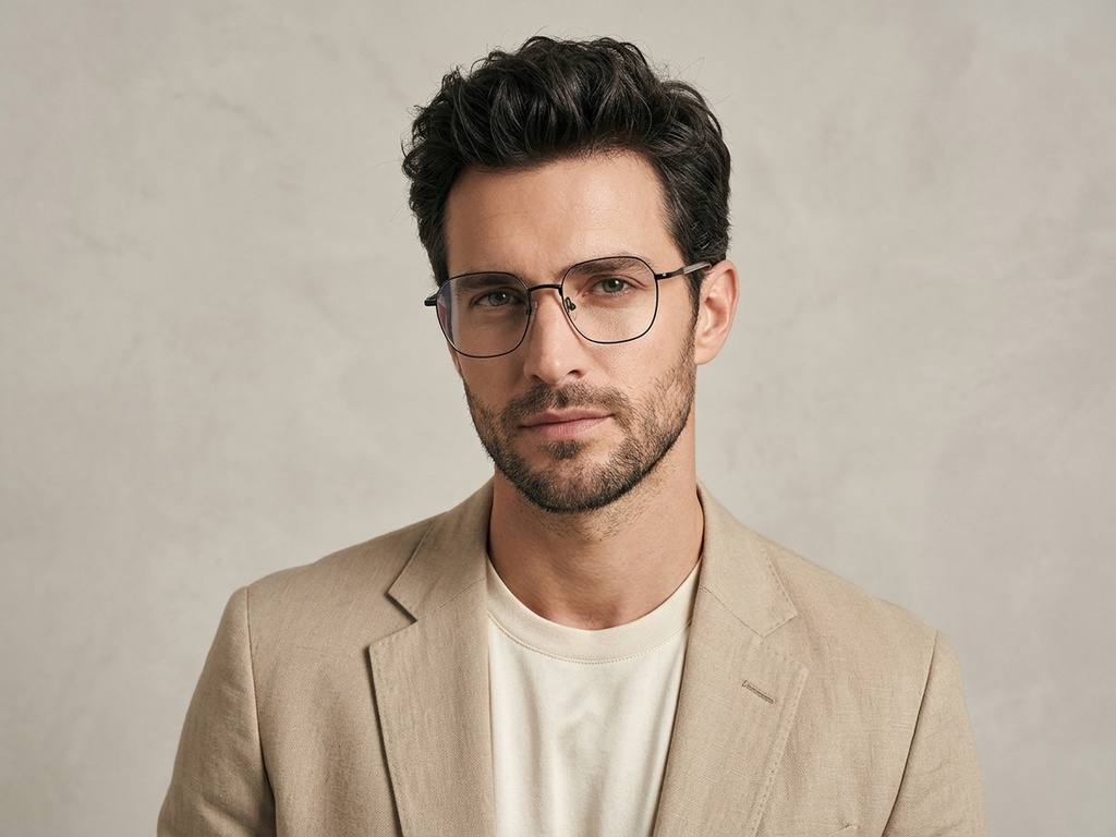 BS2012-3173_Black_Oval_Metal_Glasses-tryon_male