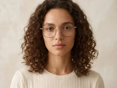 BS2012-3174_Golden_Oval_Metal_Glasses-tryon_female