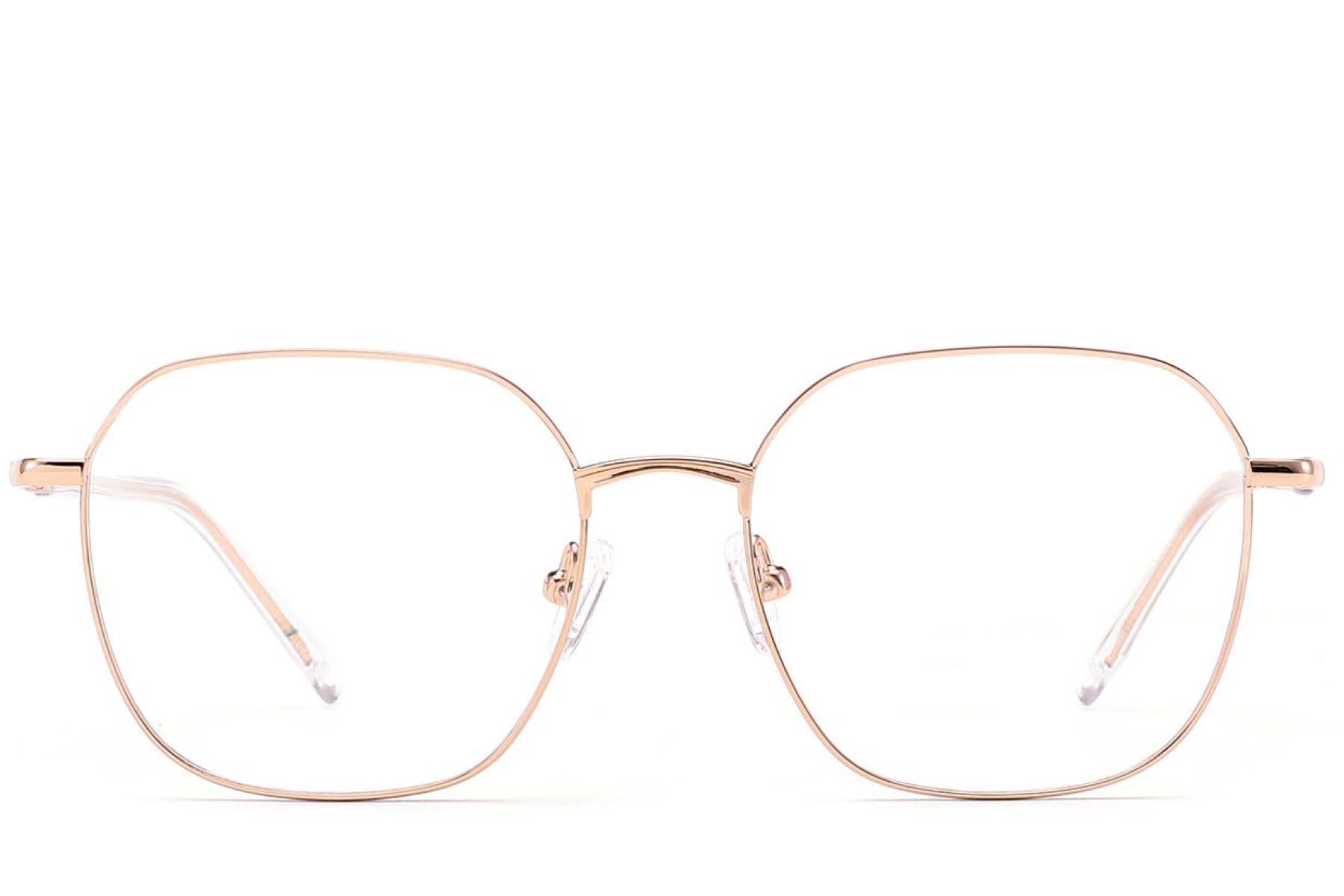 BS2012-3175_Pink_Oval_Metal_Glasses_front