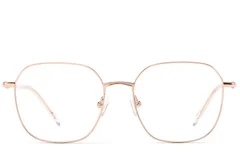 BS2012-3175_Pink_Oval_Metal_Glasses_front