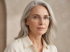 BS2012-3179_Purple_Semi-rimless_Metal_Glasses-tryon_female