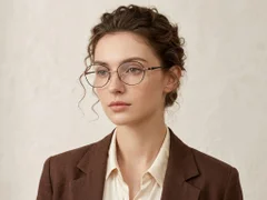 BS2012-3182_Black_Oval_Metal_Glasses-tryon_female