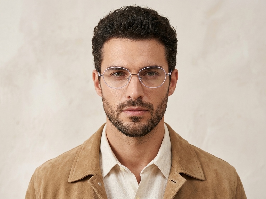 BS2012-3183_Purple_Oval_Metal_Glasses-tryon_male