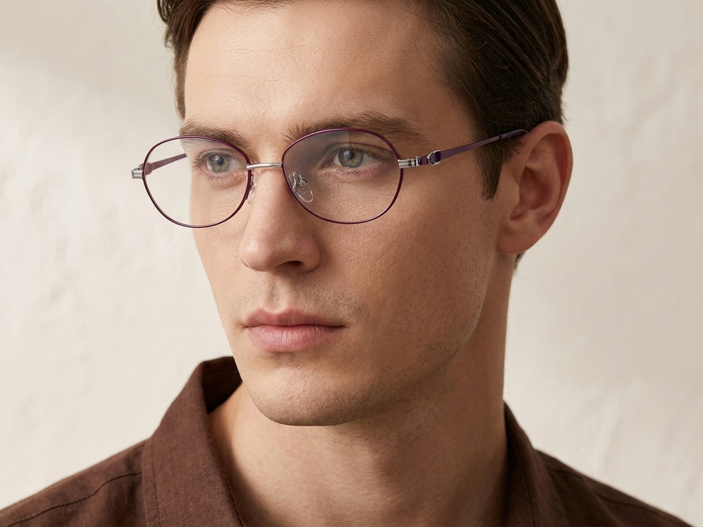 BS2012-3184_Purple_Oval_Metal_Glasses-tryon_male