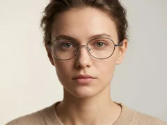 BS2012-3187_Black_Oval_Metal_Glasses-tryon_female