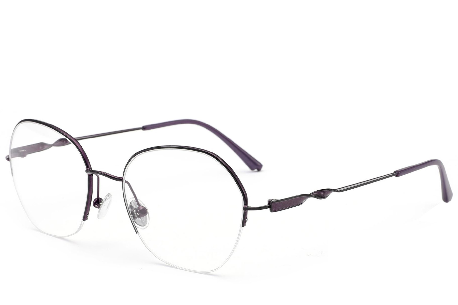 BS2012-3188_Purple_Semi-rimless_Metal_Glasses_corner