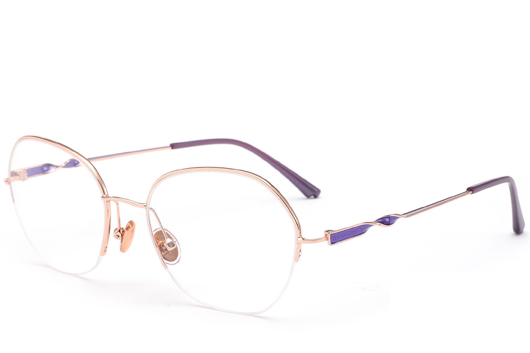 BS2012-3189_Pink_Semi-rimless_Metal_Glasses_corner