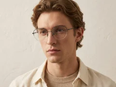 BS2012-3193_Black_Semi-rimless_Metal_Glasses-tryon_male
