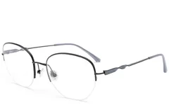 BS2012-3193_Black_Semi-rimless_Metal_Glasses_corner