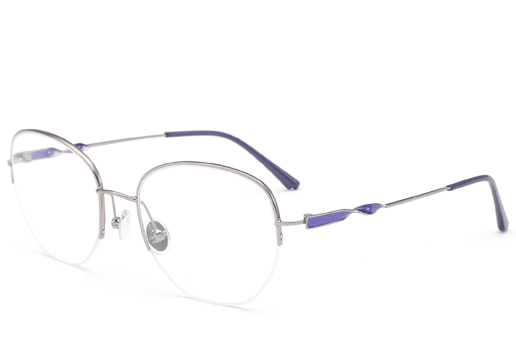 BS2012-3195_Grey_Semi-rimless_Metal_Glasses_corner