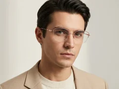 BS2012-3202_Pink_Semi-rimless_Metal_Glasses-tryon_male