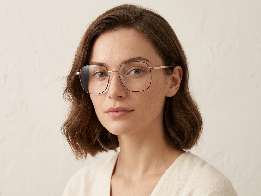 BS2012-3204_Brown_Rectangular_Metal_Glasses-tryon_female