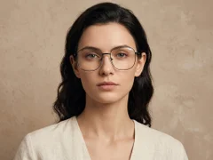 BS2012-3206_Black_Rectangular_Metal_Glasses-tryon_female