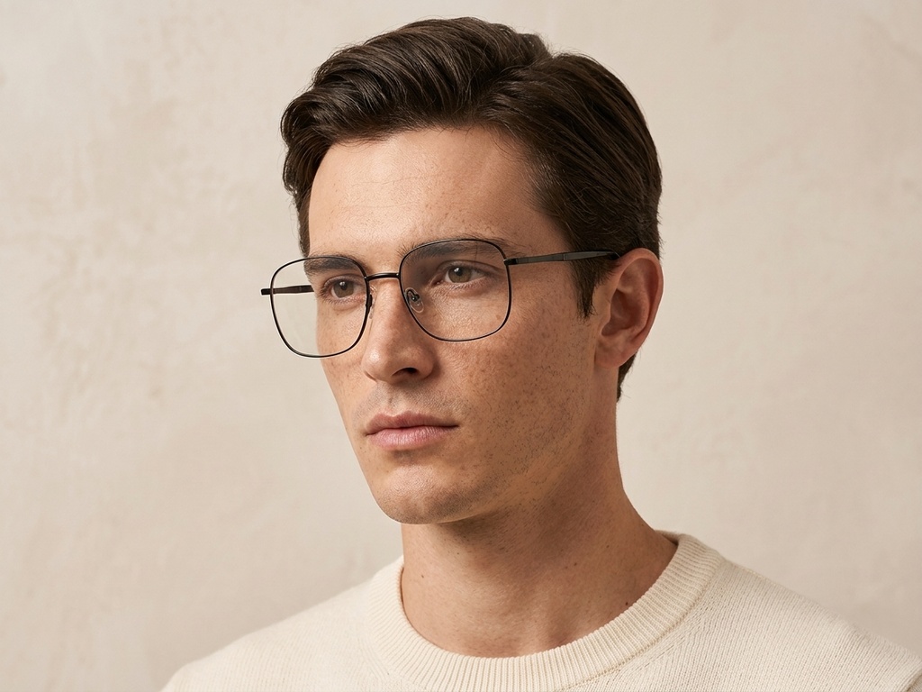 BS2012-3206_Black_Rectangular_Metal_Glasses-tryon_male
