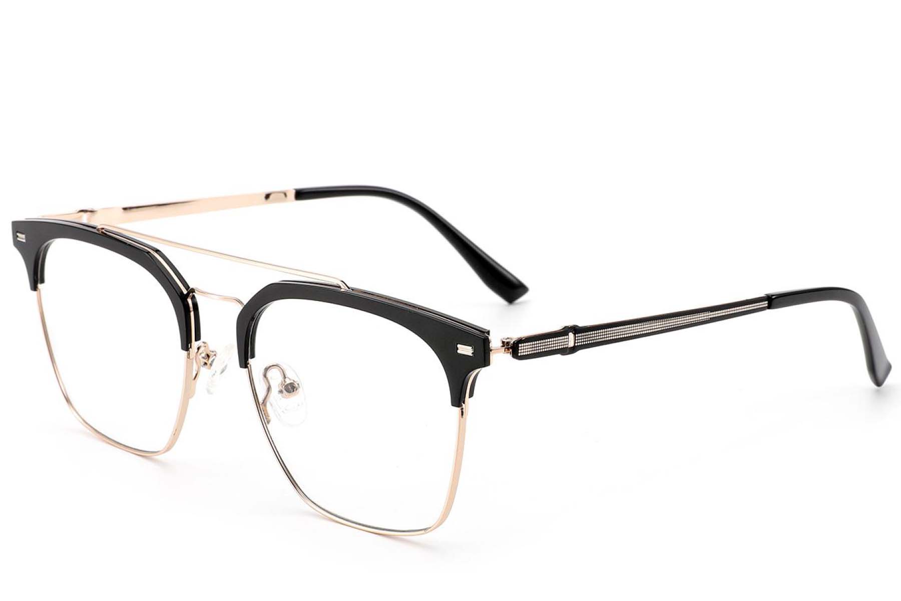 BS2012-3212_Black_Aviator_Metal_Glasses_corner