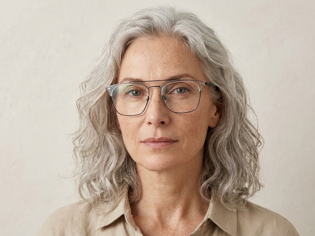 BS2012-3214_Transparent_Aviator_Metal_Glasses-tryon_female
