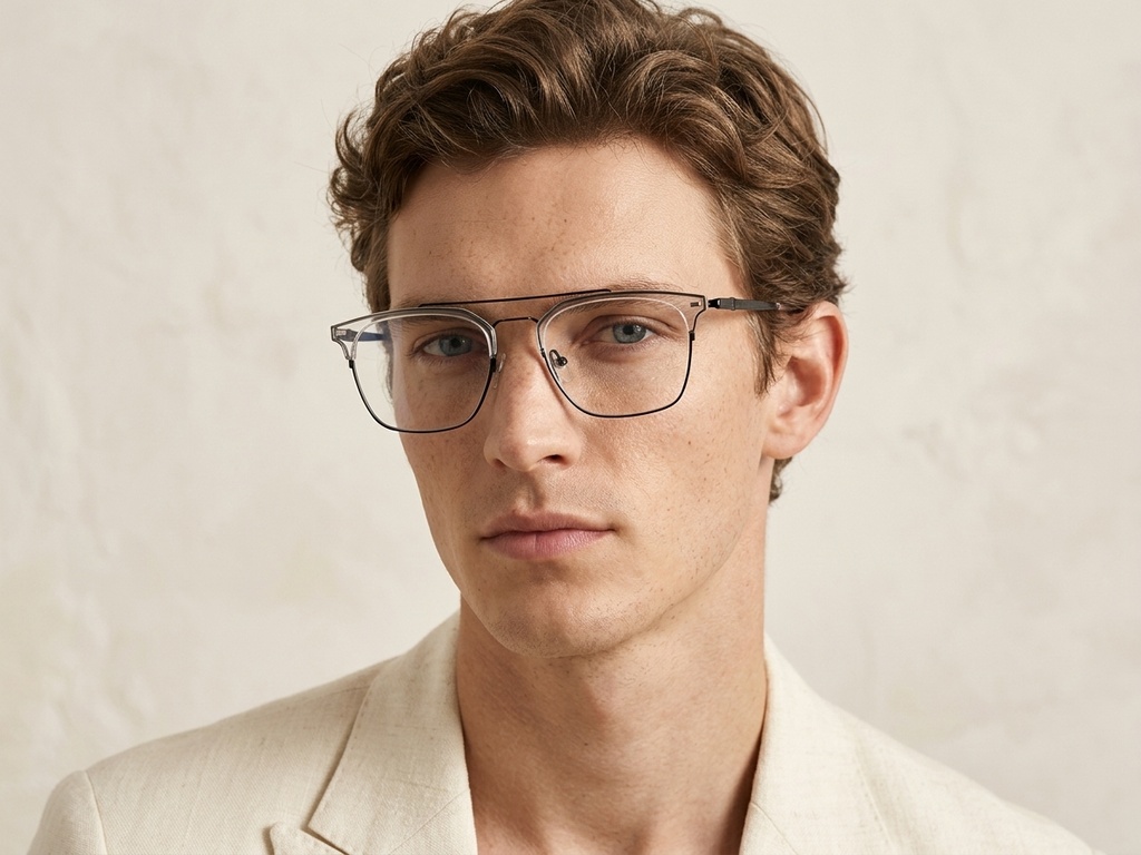 BS2012-3214_Transparent_Aviator_Metal_Glasses-tryon_male