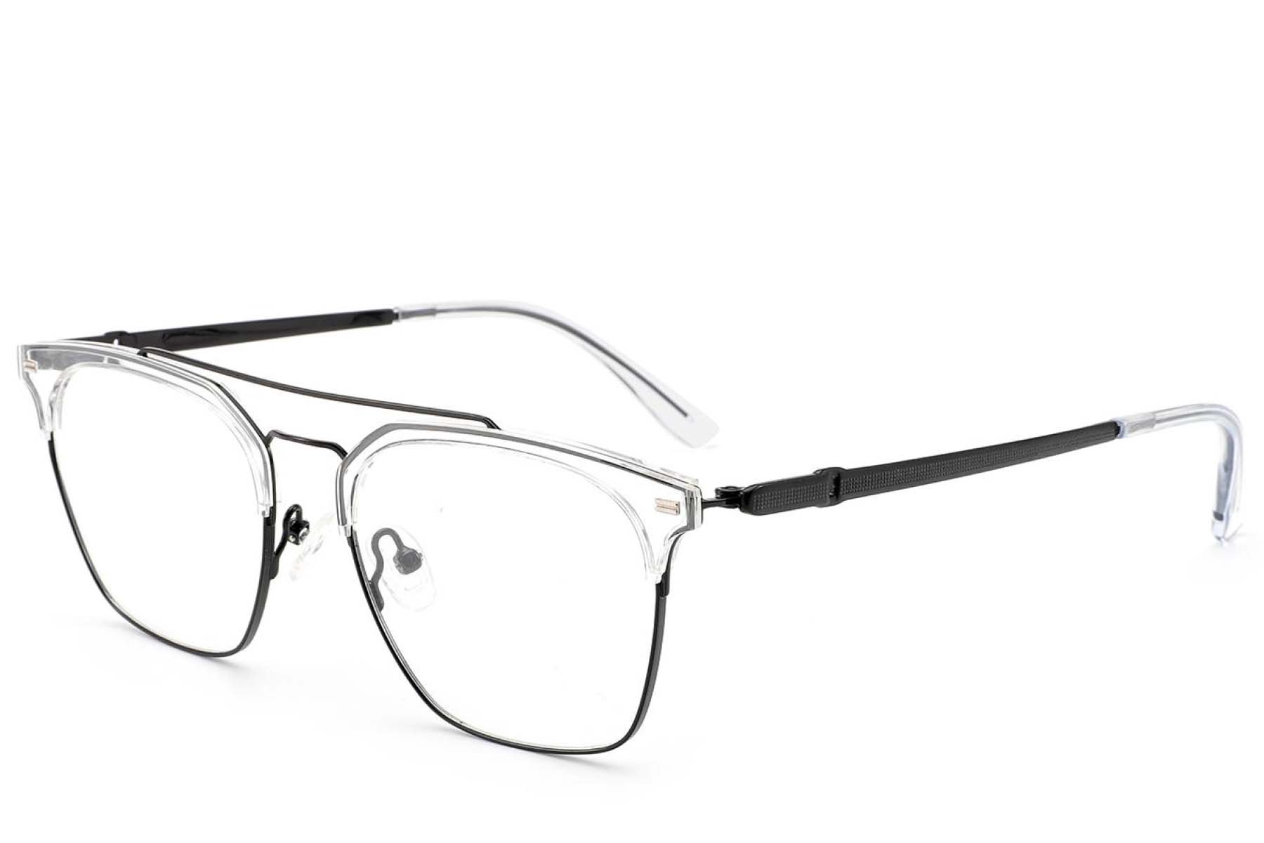 BS2012-3214_Transparent_Aviator_Metal_Glasses_corner