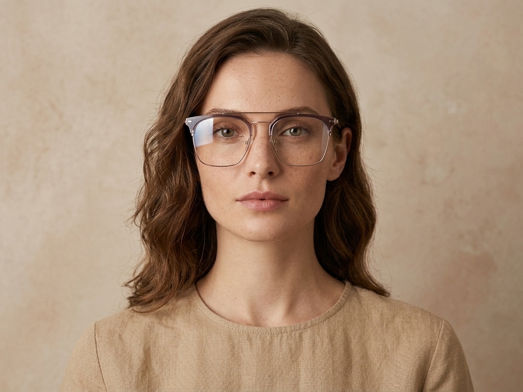 BS2012-3218_Purple_Aviator_Metal_Glasses-tryon_female