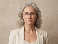 BS2012-3220_Black_Invisible_Metal_Glasses-tryon_female