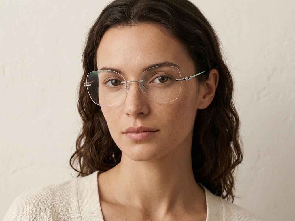 BS2012-3228_Silver_Invisible_Metal_Glasses-tryon_female