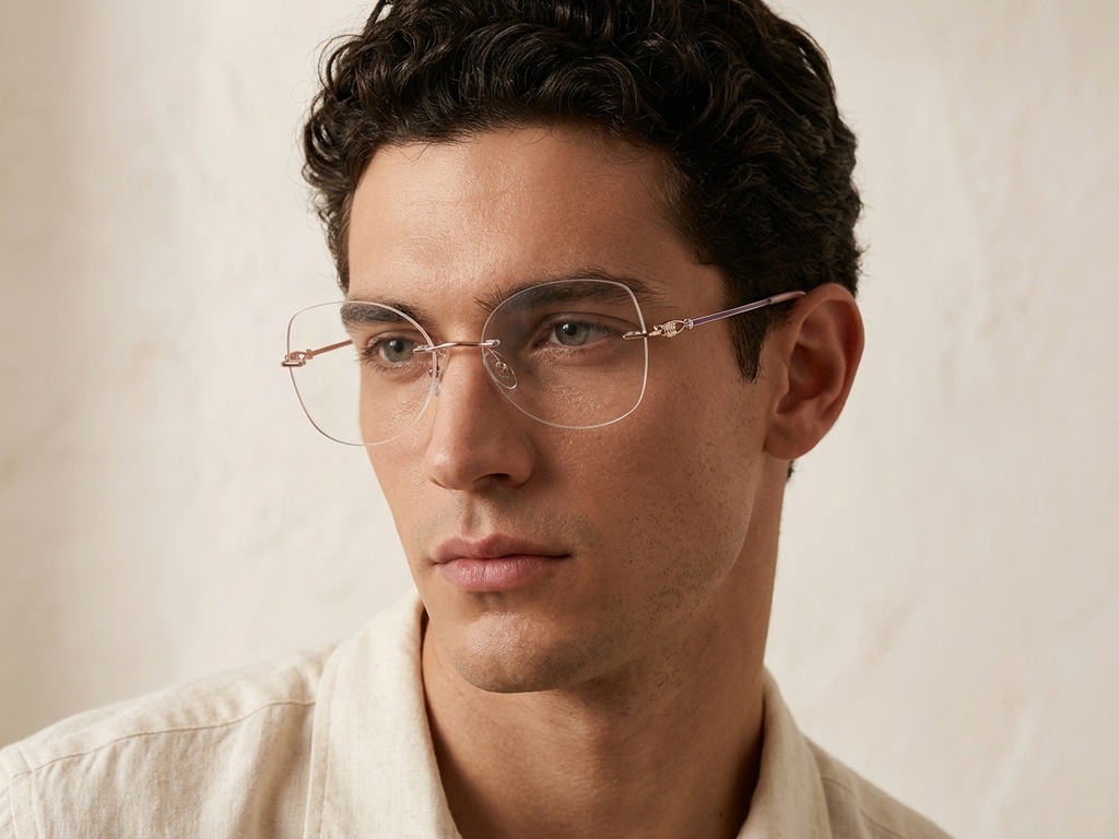 BS2012-3229_Pink_Invisible_Metal_Glasses-tryon_male
