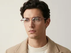 BS2012-3234_Red_Semi-rimless_Metal_Glasses-tryon_male