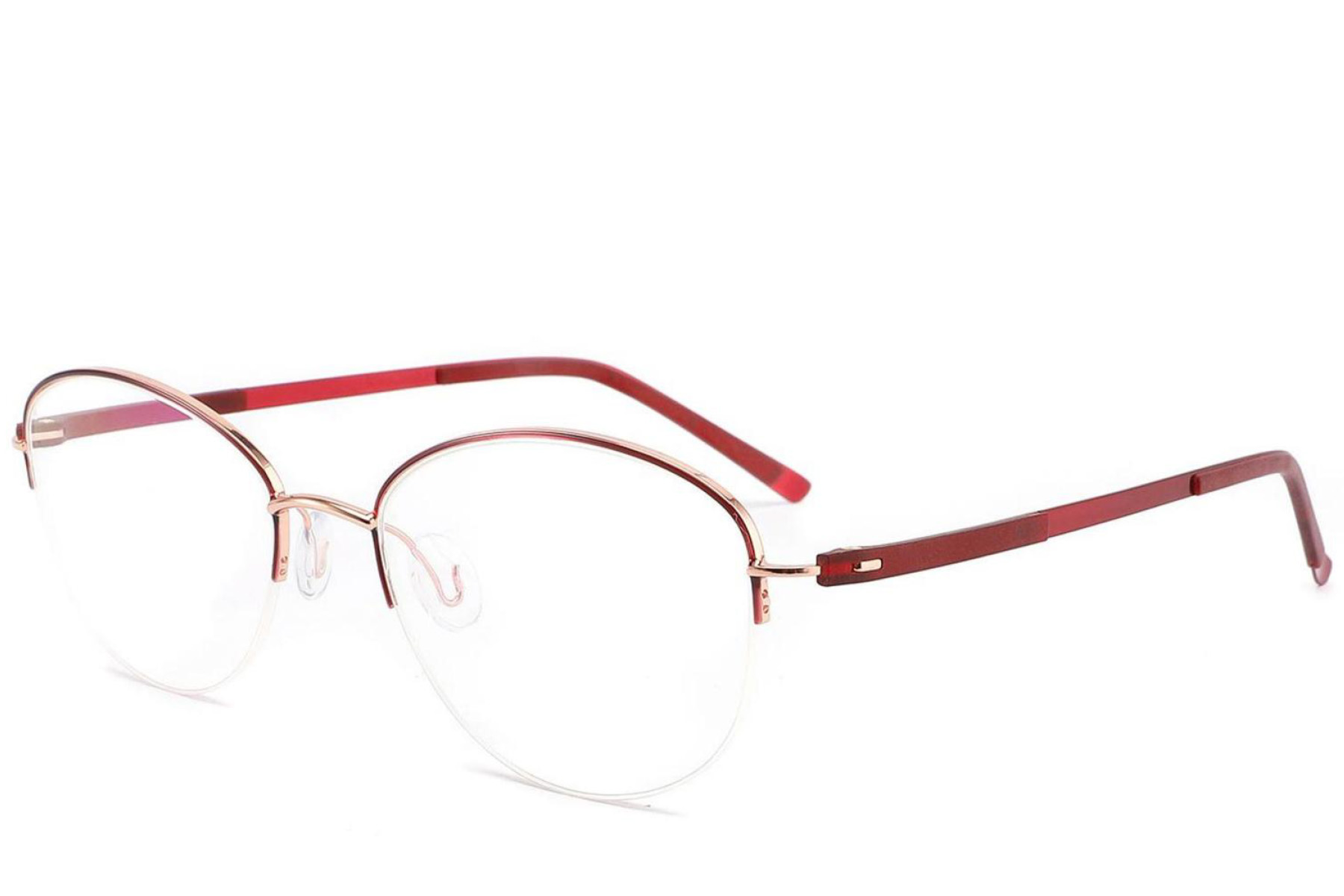 BS2012-3234_Red_Semi-rimless_Metal_Glasses_corner