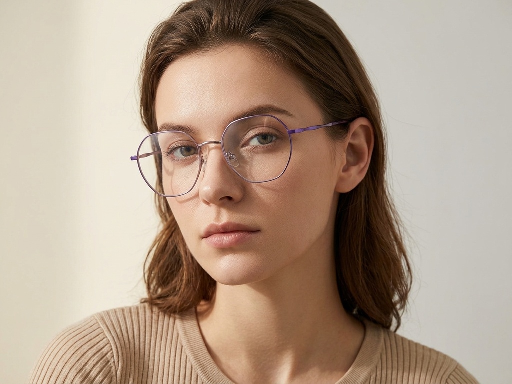 BS2012-3240_Purple_Geometric_Metal_Glasses-tryon_female