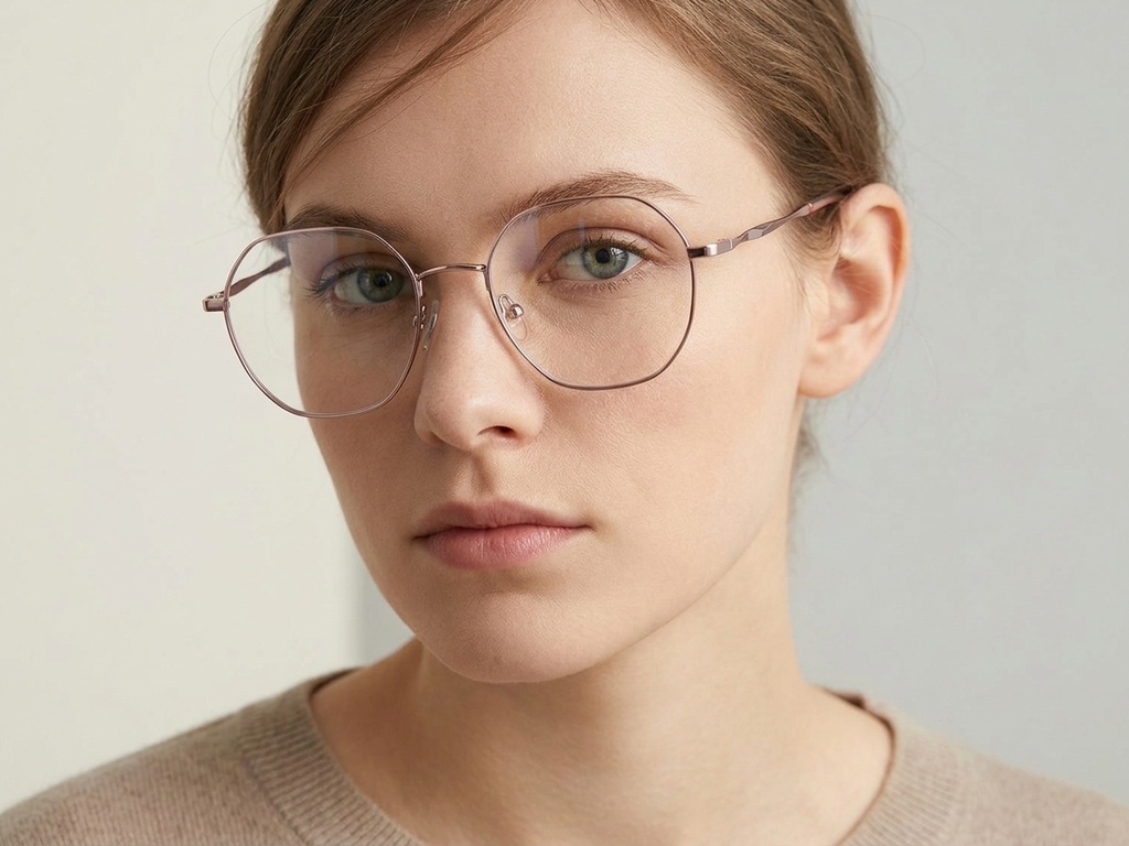 BS2012-3242_Pink_Geometric_Metal_Glasses-tryon_female
