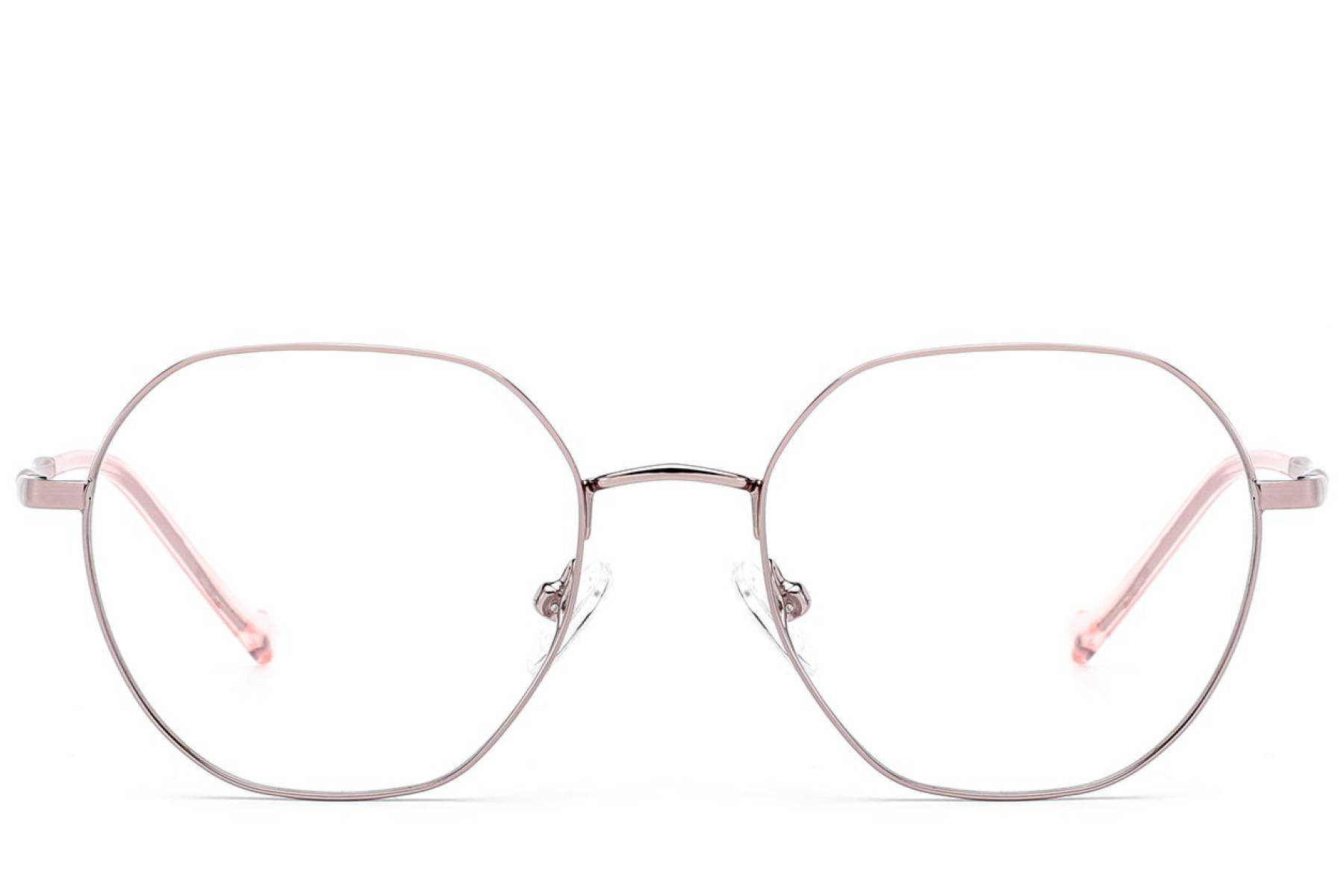 BS2012-3242_Pink_Geometric_Metal_Glasses_front
