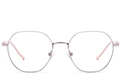 BS2012-3242_Pink_Geometric_Metal_Glasses_front