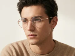 BS2012-3244_Golden_Oval_Metal_Glasses-tryon_male
