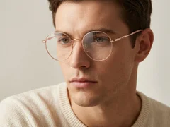 BS2012-3246_Pink_Oval_Metal_Glasses-tryon_male