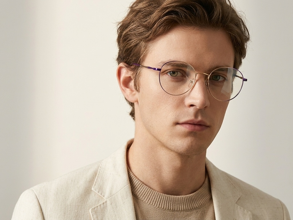 BS2012-3247_Purple_Oval_Metal_Glasses-tryon_male