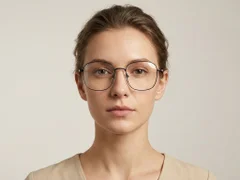BS2012-3248_Black_Rectangular_Metal_Glasses-tryon_female