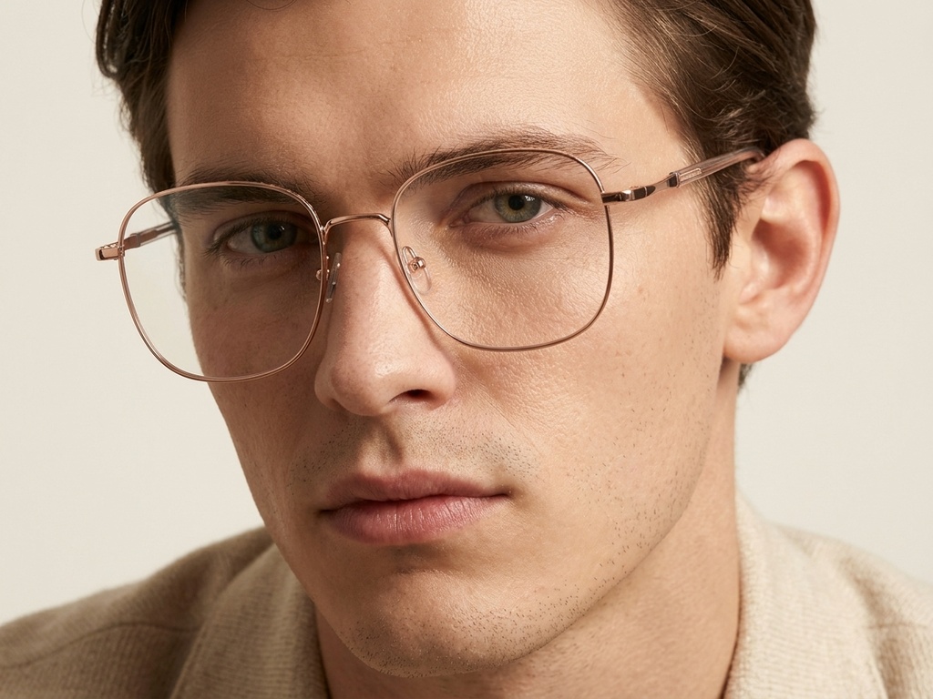 BS2012-3251_Pink_Rectangular_Metal_Glasses-tryon_male