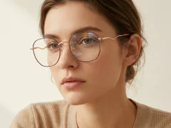 BS2012-3261_Black_Oval_Metal_Glasses-tryon_female