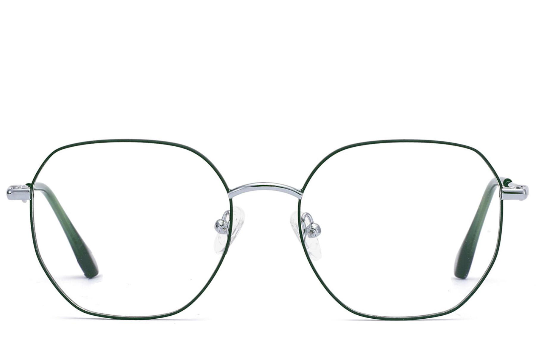 BS2012-3268_Green_Geometric_Metal_Glasses_front