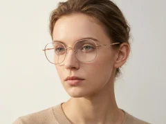 BS2012-3271_Pink_Geometric_Metal_Glasses-tryon_female