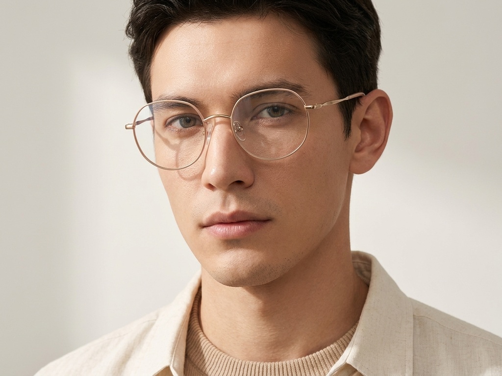 BS2012-3271_Pink_Geometric_Metal_Glasses-tryon_male